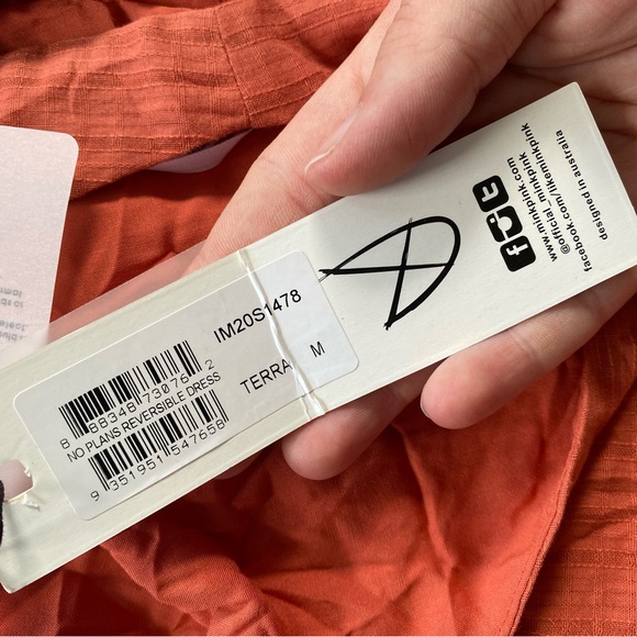 ❗️Last Price Drop❗️MINKPINK No Plans Reversible Dress In Terracotta - Picture 8 of 14